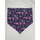 thumbnail image 1 of Bandana mascota azul flores talla XXS, 1 of 2