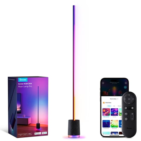 Lampara De Píe Pro Rgbicww Con Parlante Govee