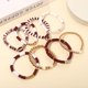 thumbnail image 5 of Pulsera NVENF de fútbol estilo Heishi de arcilla con cuentas elásticas – Pack de 7, 5 of 6