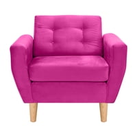 Bodevir - Sofa Bote 1C Felpa 05 Fucsia