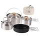 thumbnail image 3 of Sartén Hervidor Con Bolsa De Almacenamiento Juego De Utensilios De Cocina Para Acampar Para Pescar Barbacoa Para Acampar, 3 of 4