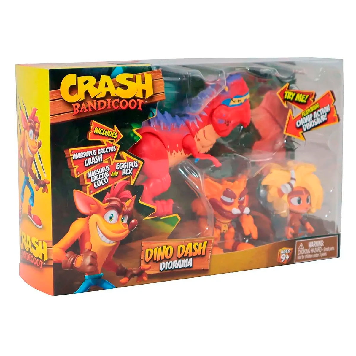 Headstart International - Juguete Coleccionable Diorama Deluxe Crash Bandicoot 65 Cms