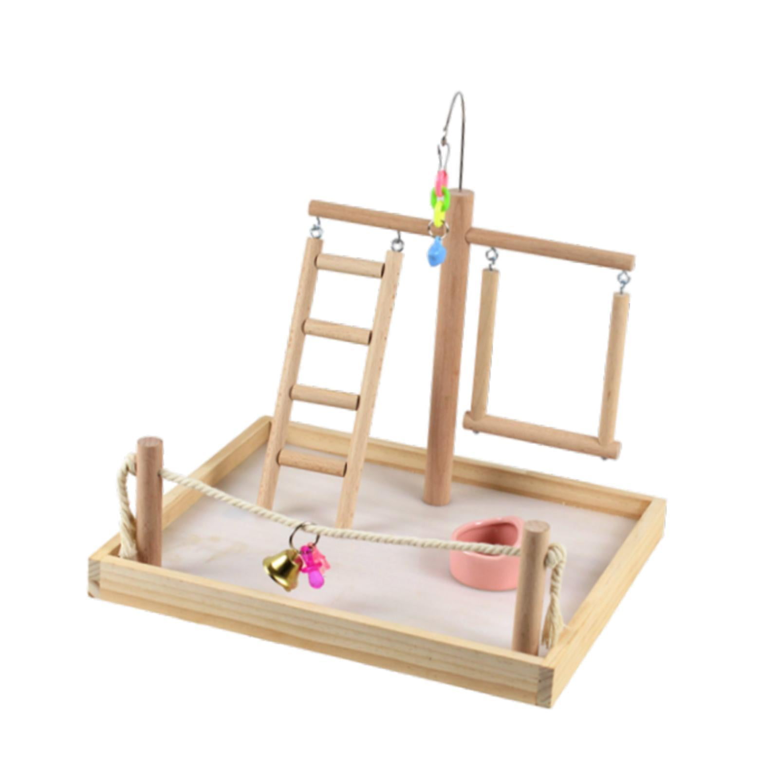 Parque De Juegos Para Loros, Pájaros, Soporte De Juego Para Loros, Guacamayos, Periquitos, Loros, Cacatúas