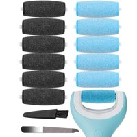 Koizff - Paquete De 12 Cabezales De Rodillo De Repuesto Para Amope Pro Foot File