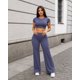 thumbnail image 3 of Conjunto Deportivo Para Mujer Crop Top Espalda Abierta Y Palazzo, 3 of 3