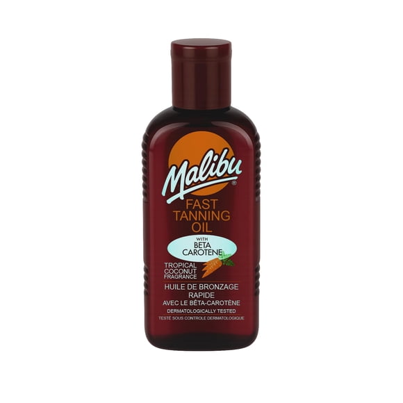 Aceite bronceador Malibu Sun Fast Tan Accelerator 200 ml con vitamina E
