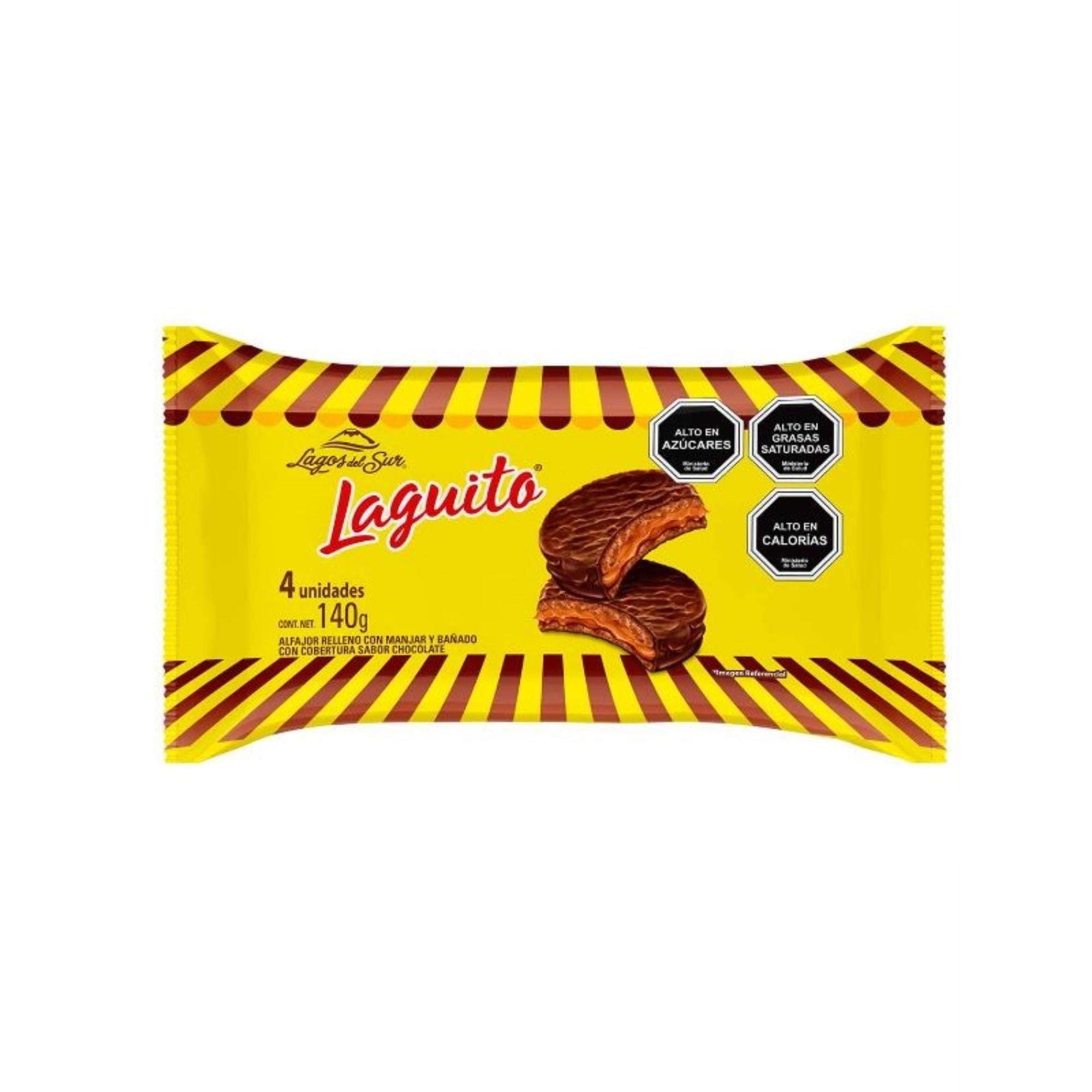 Pack Alfajor Laguito 4 Un Lagos Del Sur