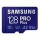 thumbnail image 2 of Tarjeta de memoria SAMSUNG PRO Plus microSD de 128 GB con lector de 180 MB/s, 2 of 8