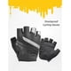 thumbnail image 3 of Guantes Reflectantes Dedo Corto Mtb Ruta Bicicleta Negro L, 3 of 8