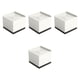 thumbnail image 1 of 4x Elevadores De Cama Almohadillas Antideslizantes Elevadores De Muebles Para Escritorio Sofá Gabinete Albaricoque 7,5 Cm, 1 of 5