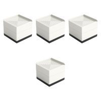 Bothyi - 4X Elevadores De Cama Almohadillas Antideslizantes Elevadores De Muebles Para Escritorio Sofá Gabinete Albaricoque 7,5 Cm