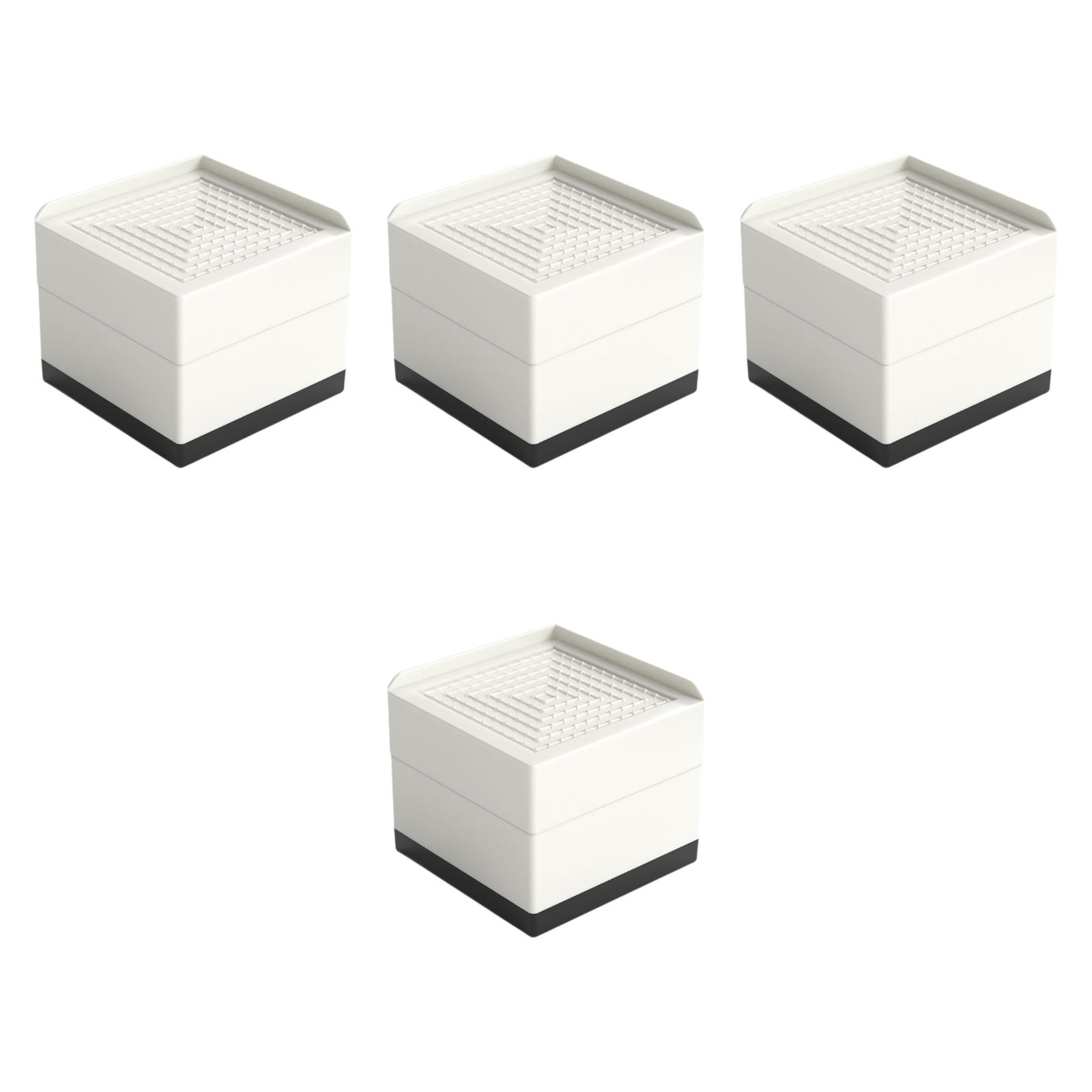 Bothyi - 4X Elevadores De Cama Almohadillas Antideslizantes Elevadores De Muebles Para Escritorio Sofá Gabinete Albaricoque 7,5 Cm