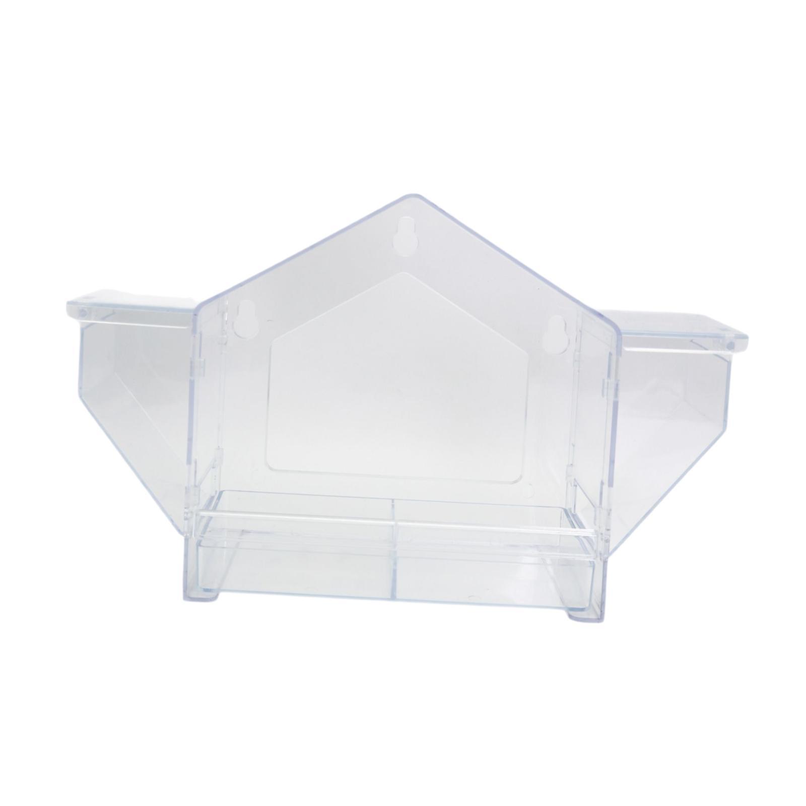 Magideal - Alimentador De Pájaros De Ventana Acrílico Avador De Aves Transparente Para La Casa De Pájaros Para Pájaros Para Pájaros Para Pájaros Para Las Palomas