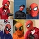 thumbnail image 4 of Máscara de Halloween de Spiderman, máscaras de superhéroe, disfraces de cosplay (rojo-1), 4 of 6