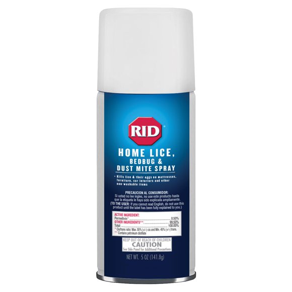 Spray RID para Piojos, Chinches y Ácaros del Polvo 141 ml