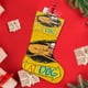 thumbnail image 4 of CatDog Tema: Calcetines de Navidad, fino lino blanco para colgar en escaleras y chimenea, decoración navideña para el hogar, regalo de Navidad. 45cm × 32cm, 4 of 5