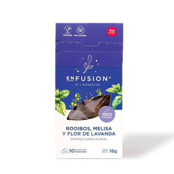 Infusión Rooibos, Melisa y Lavanda Caja, 20 g
