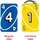 thumbnail image 3 of Juego de cartas Mattel Games UNO para familiares zurdos con caja de hojalata, 3 of 6