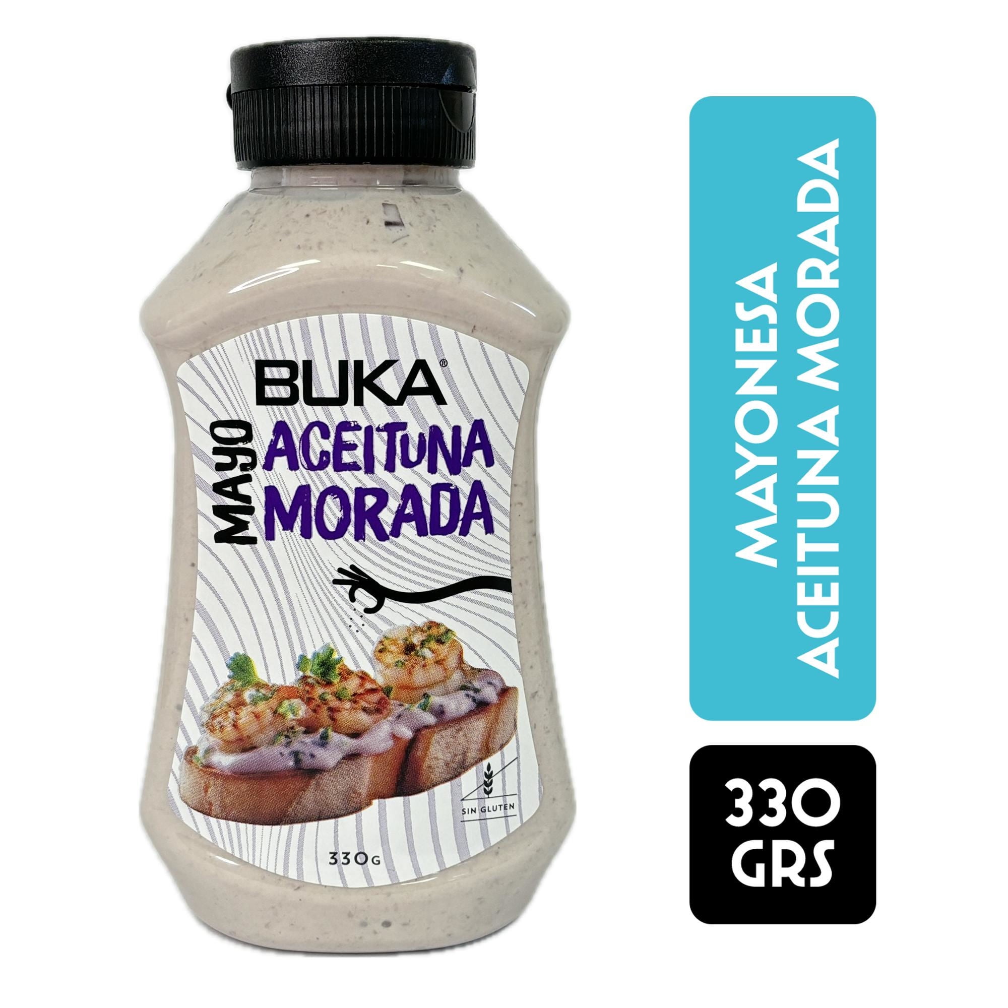 Mayonesa Aceituna Morada Squeeze 330 g Buka