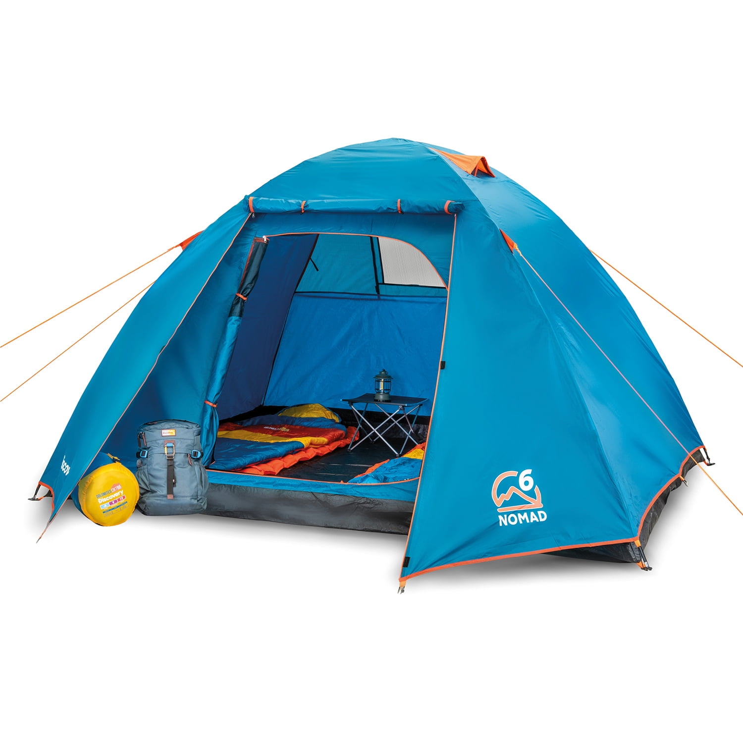 Carpa Camping 6 Personas Nomad Discovery Techo Largo 3000mm