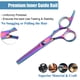 thumbnail image 4 of Juego de tijeras para cortar el cabello, tijeras para texturizar y entresacar, tijeras de peluquería, 4 of 6