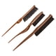thumbnail image 4 of Juego de 3 brochas para burlar, juego de peines para peinar el cabello, cepillo para bordes de cabello, peine para peinar, herramienta de , j, 4 of 5