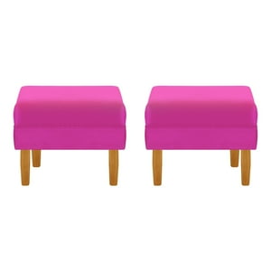Bodevir - Set Pouf Sky 1C Felpa 04 Fucsia