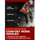 thumbnail image 2 of Plantillas ortopédicas Work Comfort CRUVHEAL antifatiga negras XL, 2 of 6