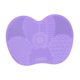 thumbnail image 3 of Almohadilla Limpiadora De Brochas De Maquillaje, Alfombrilla Depuradora Con Forma De Manzana Para Brocha De Sombra De Ojos, Púrpura De Viaje, 3 of 5