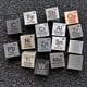 thumbnail image 5 of Set de 15 cubos de metal Gallant Metals con grabado láser, 5 of 7