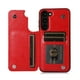 thumbnail image 1 of PU Leather Card Holder Wallet Case For Samsung Galaxy S23 S22 S21 S20 Note 20 Ultra Plus Kickstand Durable Shockproof Cover, 1 of 3