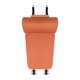 thumbnail image 4 of Cojín Universal Para Reposapiernas De Coche, Cojín Para Asiento De Larga Distancia, De Piel Sintética, Color Naranja, 4 of 5