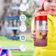 thumbnail image 5 of The MandalorianBotella de Agua con Tapa Pop Top de Un Toque, Acero Inoxidable, a Prueba de Fugas, para Deportes, Botella Infantil rosa 12 oz, 5 of 6