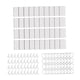 thumbnail image 1 of 40 Uds llavero de sublimación llaveros de transferencia de calor en con llaveros etiqueta de doble cara ligera portátil para manualidades DIY, 1 of 5
