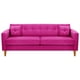 thumbnail image 1 of Sofa New Retro 3CG Felpa 04 Fucsia, 1 of 6