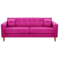 Bodevir - Sofa New Retro 3Cg Felpa 04 Fucsia
