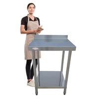 Prochef - Meson Muro 100% Inoxidable 60X60X85(+6) Cm