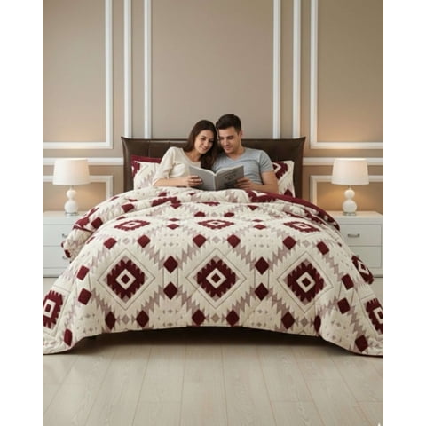 Myl Todo Hogar - Cubrecama Chiporro Diseño Jacquard 2 Plazas Otoño-Invierno