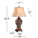 thumbnail image 4 of Lámpara Barnes and Ivy 83 cm Bronce Marrón estilo Cottage, 4 of 8