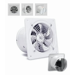 Genérica - Extractor De Aire Metálico Industrial 12 Pulgada 30Cm 120W Color Blanco