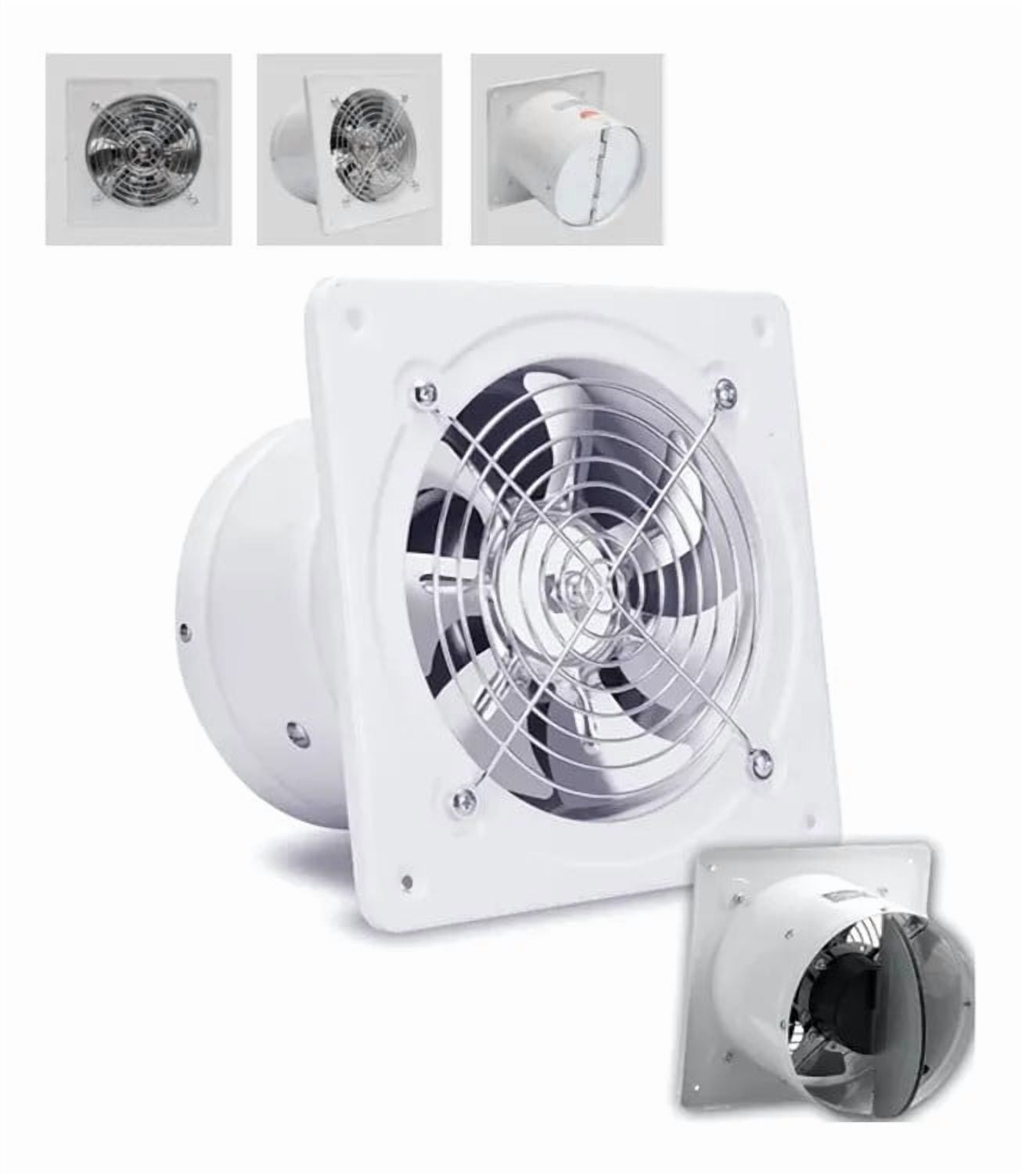 Genérica - Extractor De Aire Metálico Industrial 6 Pulgada 15Cm 40W Color Blanco