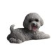 thumbnail image 3 of Dog Miniatura Figurine Mini Estatua De Animales Para La Sala De Estar De La Habitación Lingnet Grey, 3 of 5