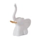 thumbnail image 3 of Mini Estatua De Elefante, Artesanía, Escultura Pequeña Para Chimenea, Gabinete, Oficina, Color Blanco, 3 of 3
