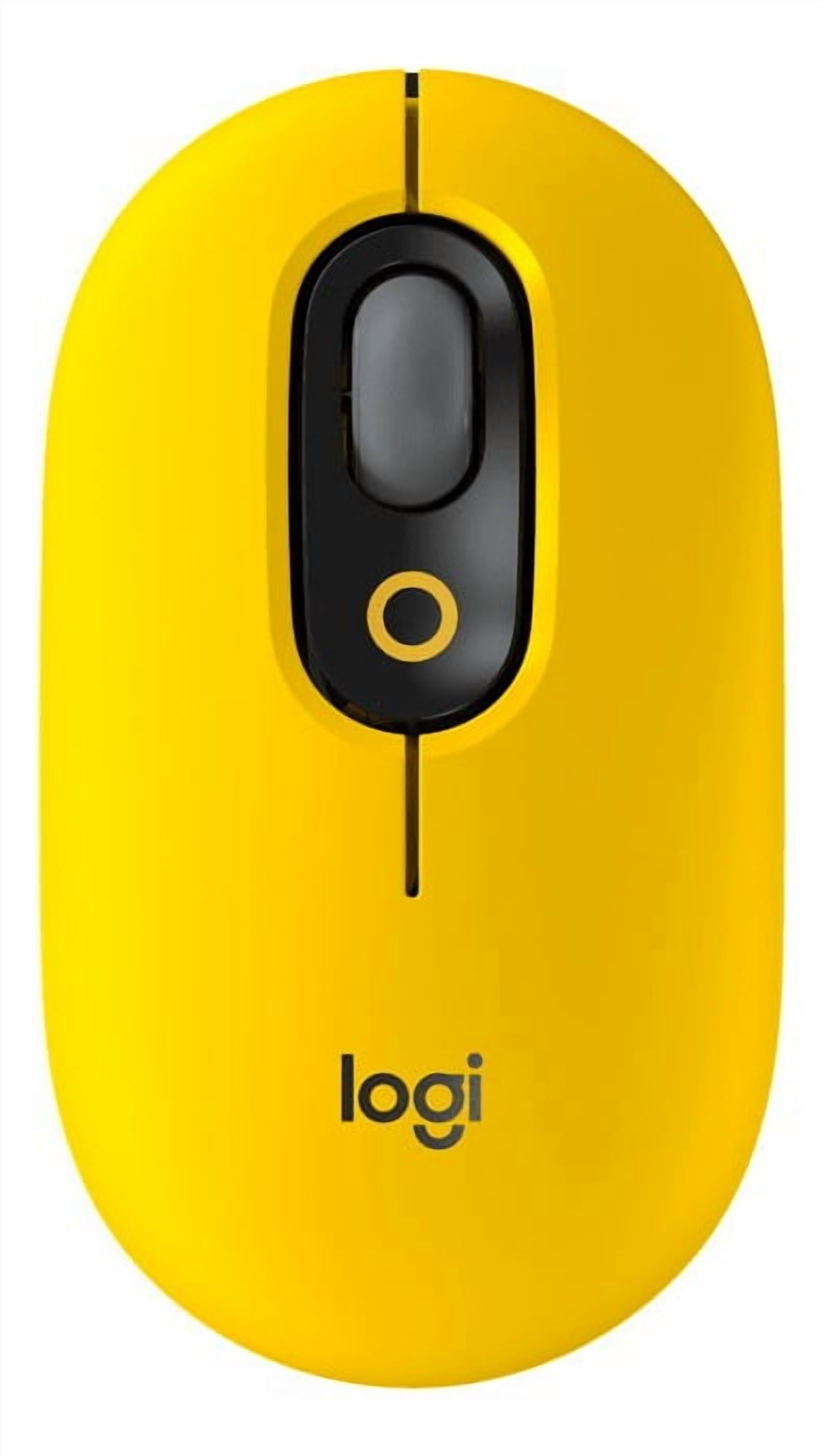 Mouse Logitech Pop Con Emoji Amarillo