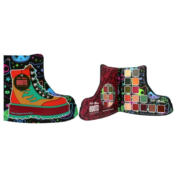 Set Colección de Botas Rude Cosmetics x Koi Holograma Llama Helios 14 Tonos 0.49 oz