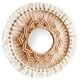 thumbnail image 1 of Espejo colgante de pared bohemio, espejo redondo hecho a mano con flecos de macramé, para sala de estar, dormitorio de bebé, decoración del hogar para Blanco, 1 of 5
