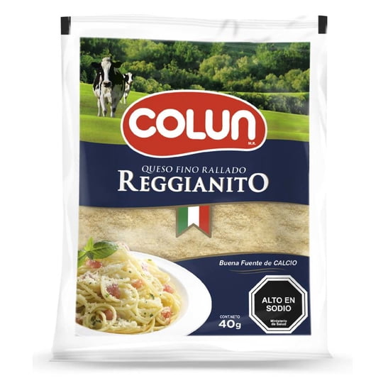Queso Rallado Sobre 40 g Colun