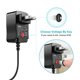 thumbnail image 4 of Adaptador AC/DC ZOZO Universal Cargador de 12 W, 3 V, 4,5 V, 5 V, 6 V, 7,5 V, 9 V, 12 V, 4 of 7