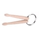 thumbnail image 1 of Llavero de baqueta portátil, llavero de música, juguetes de instrumentos musicales, llavero de percusión de baqueta de madera para graduación, regalo 2 baquetas, 1 of 5