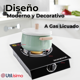 thumbnail image 2 of Cocina Encimera a Gas Licuado Vidrio 1 Plato Cocinilla Negro, 2 of 6